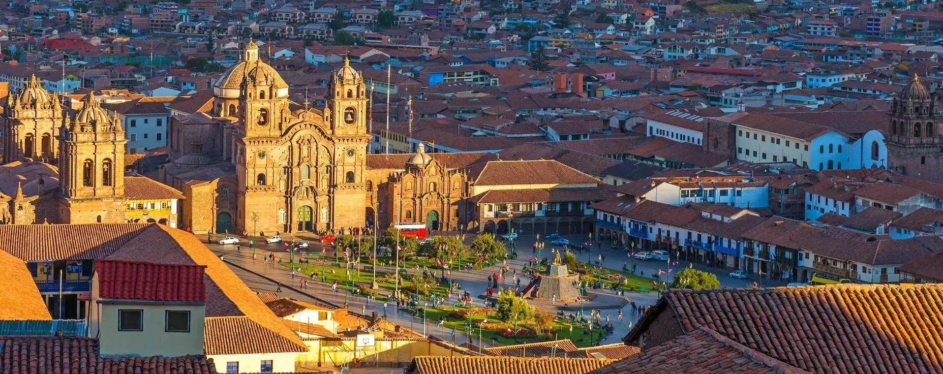 Small group travelers exploring Cusco with local guide