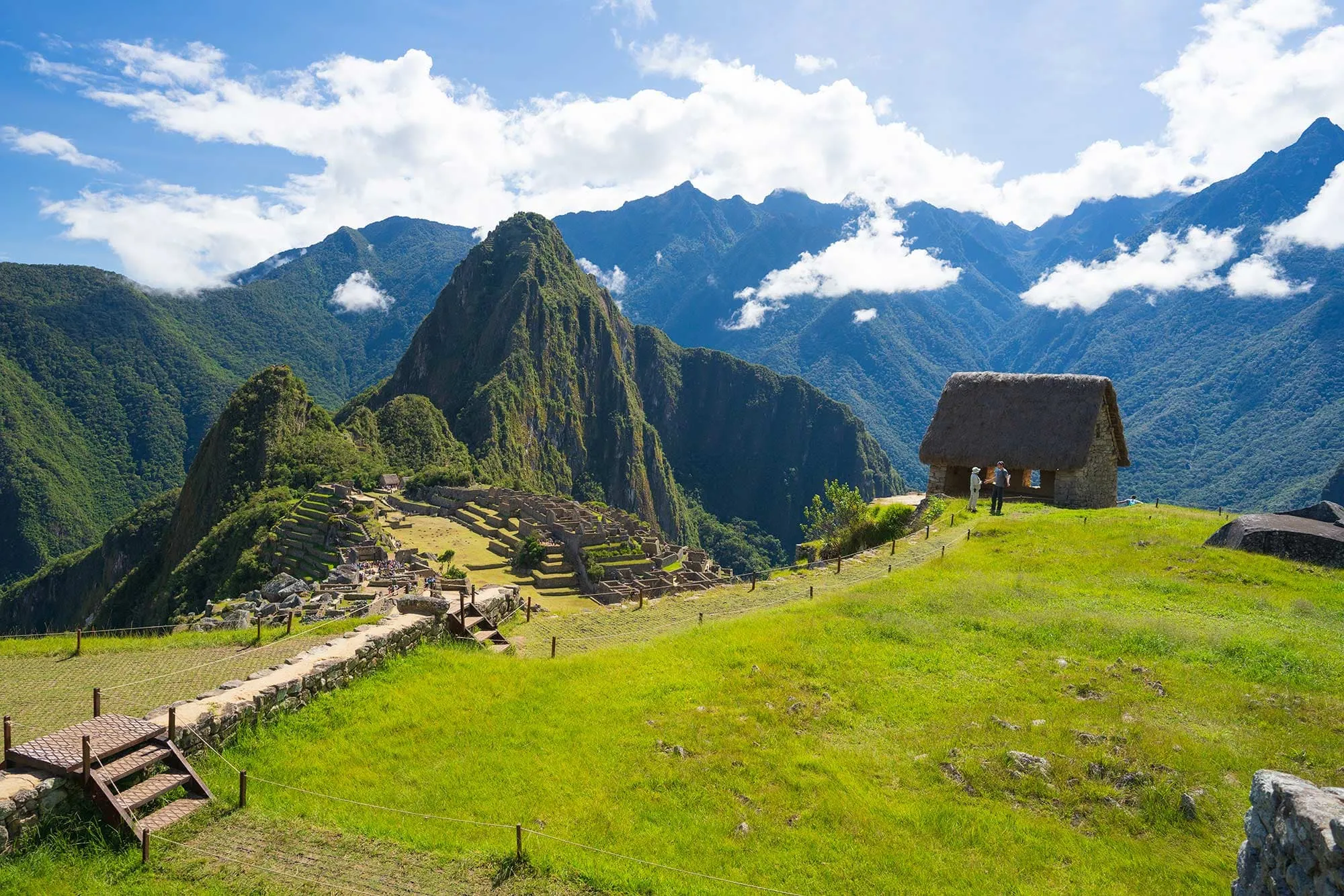 Professional guide leading a luxury Machu Picchu circuits 2026 tour for a premium experience