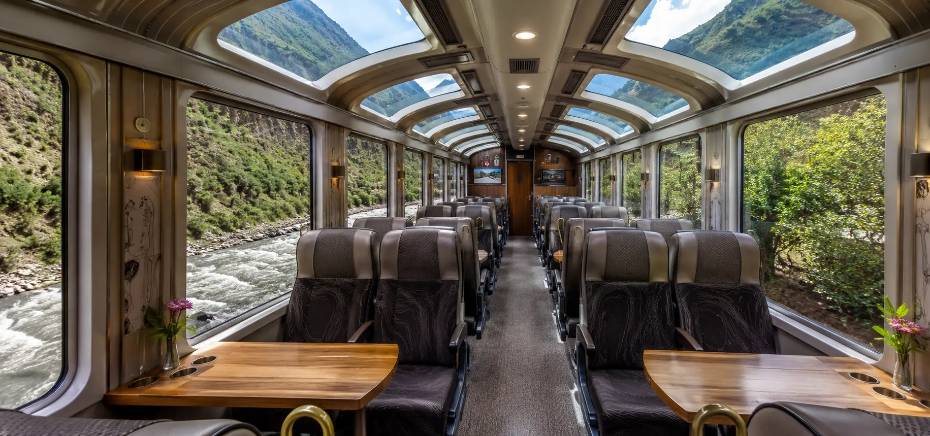 Luxury train options for those who book Machu Picchu tour from Cusco city
