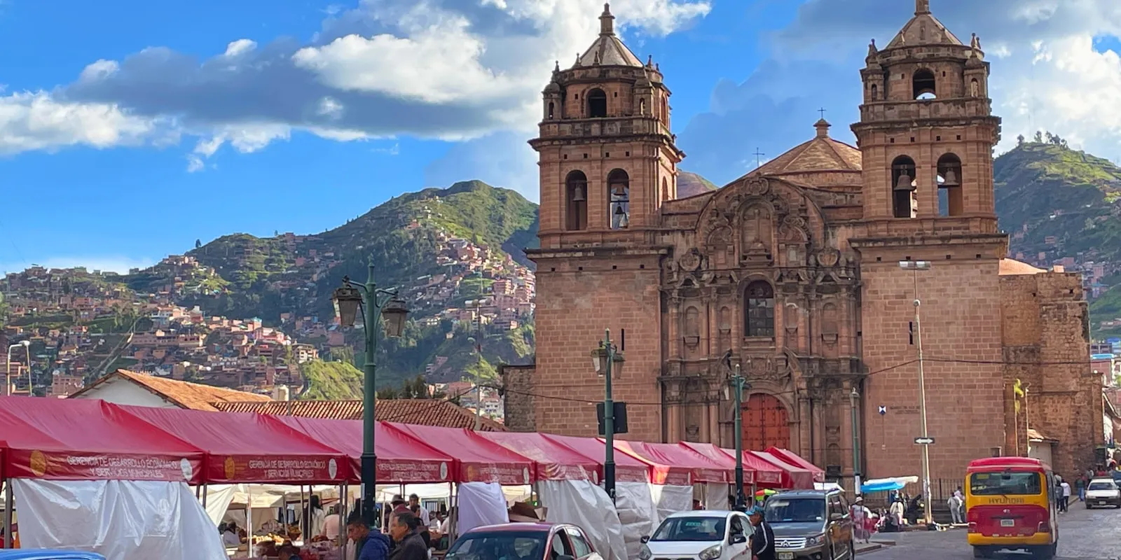 Best time to visit Peru - Cusco street and church