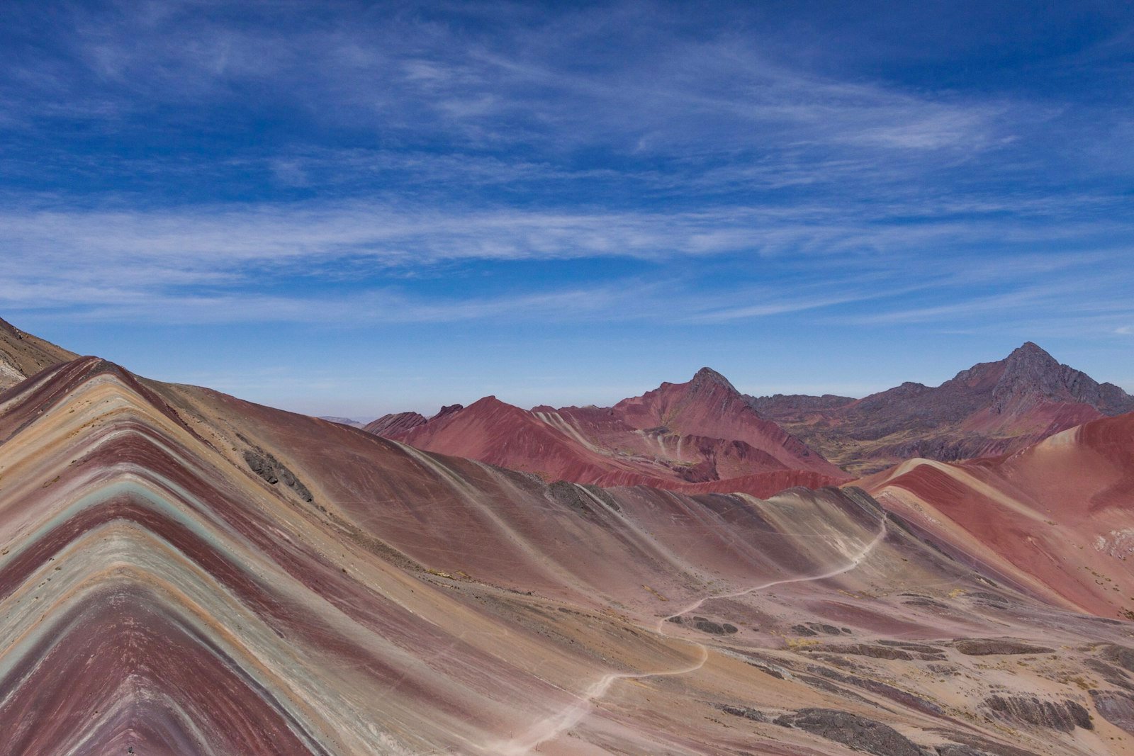 Andean high-altitude desert landscape near Cusco