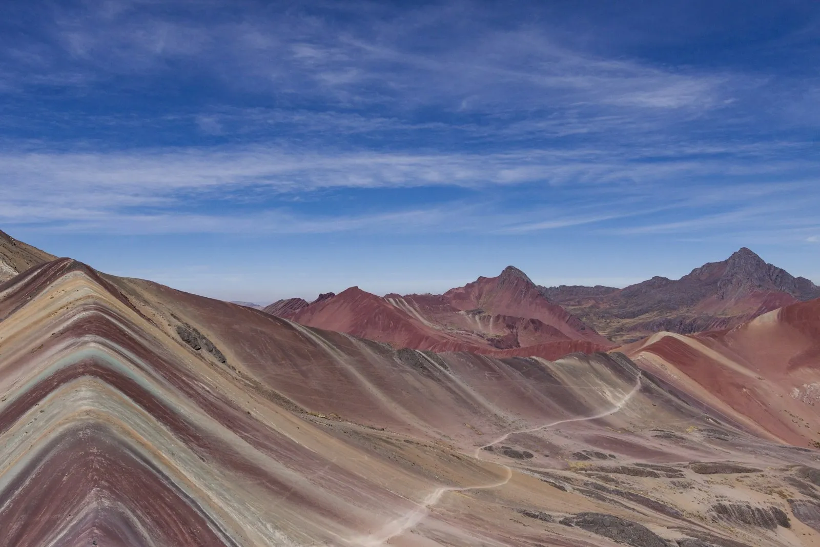 Andean high-altitude desert landscape near Cusco