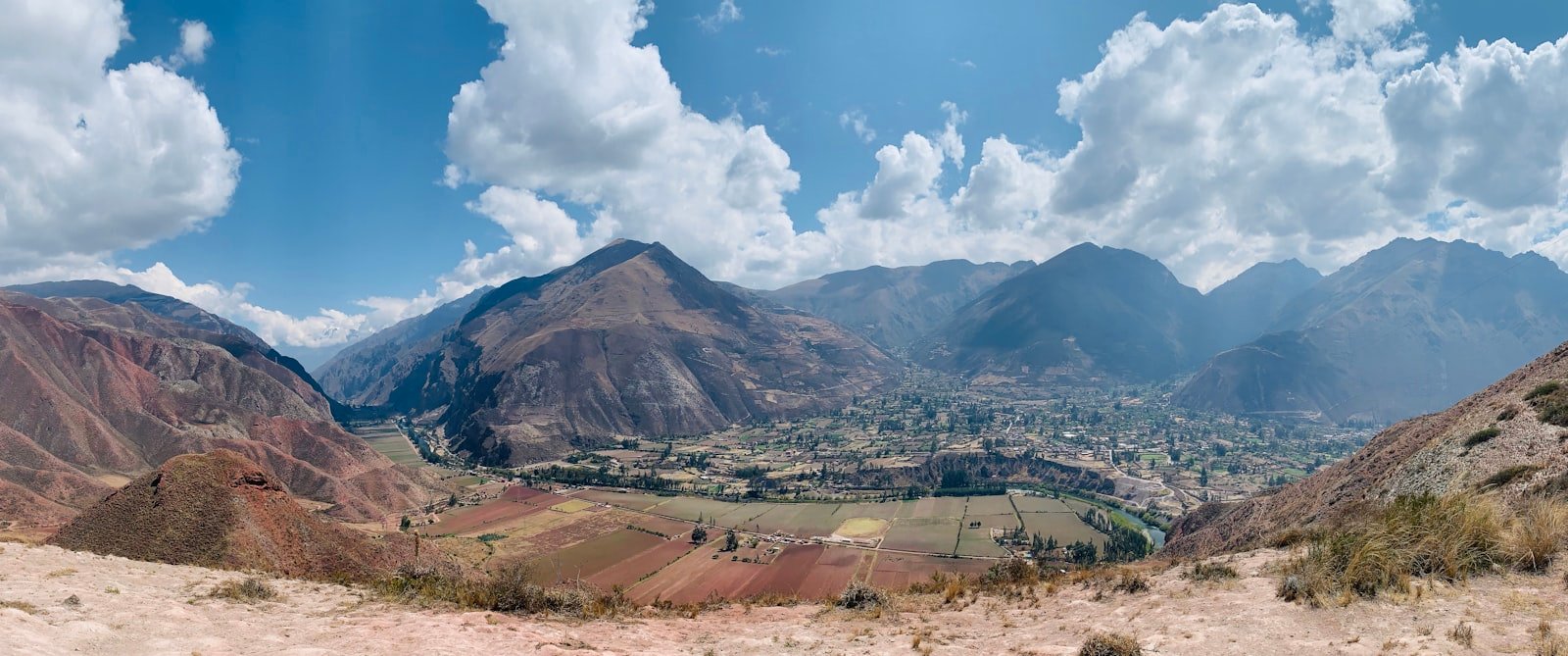 Andes mountain landscape in the Peruvian highlands