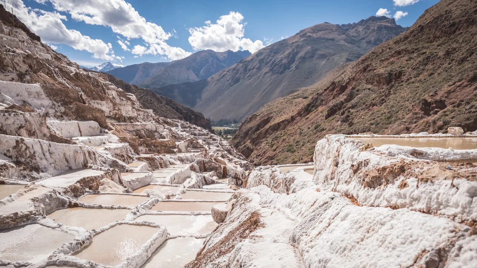 Sunny Andes mountains during the dry season